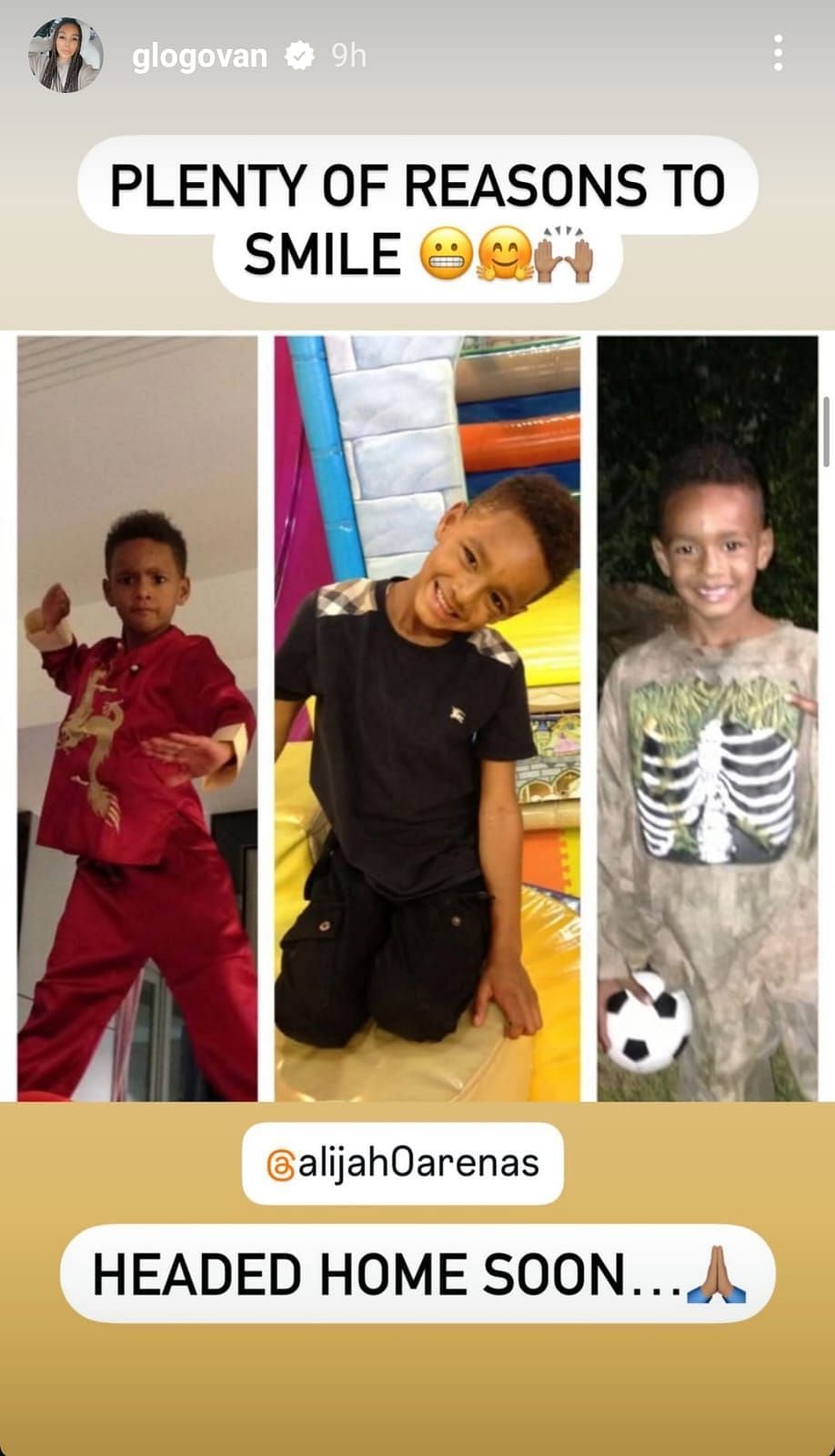 Gloria Govan shares never-before-seen pictures of Alijah Arenas